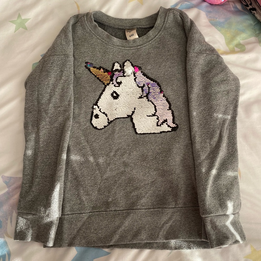 Oshkosh unicorn sweater